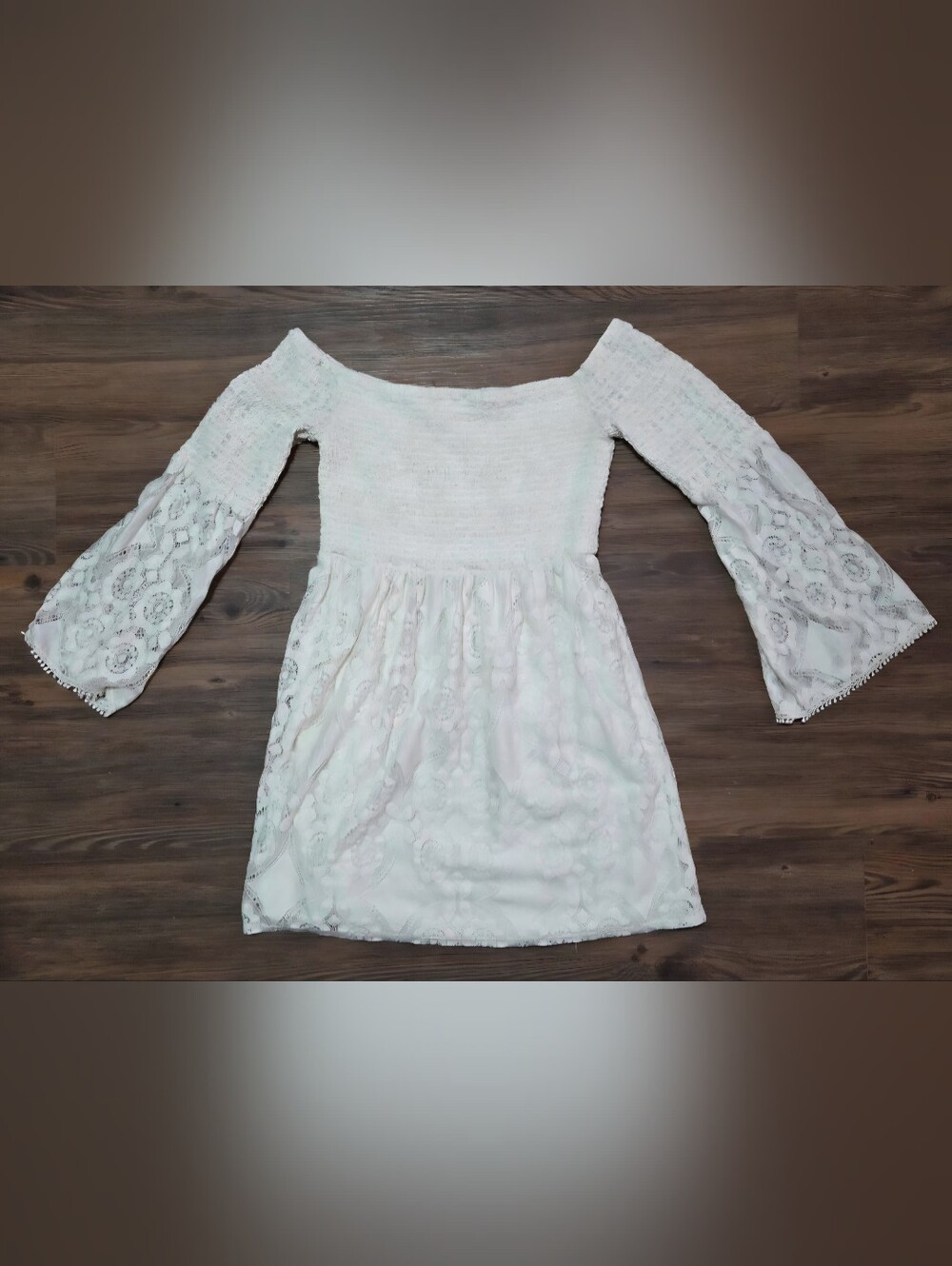 Xhilaration white lace dress